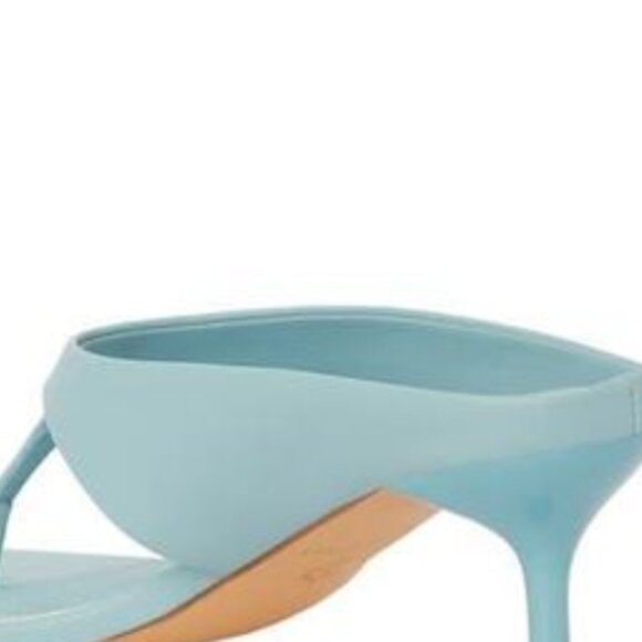 Katy Perry Oceanside Low Slip-On Sandals | Blue | Sculpted Heel | Size 6 NWT - Picture 5 of 9